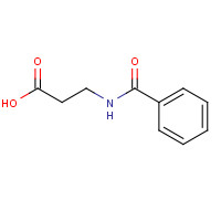 3440-28-6 N-Benzoyl-beta-alanine chemical structure