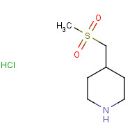597563-39-8 4-[(Methylsulfonyl)methyl]piperidine hydrochloride chemical structure