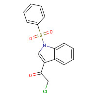 424789-76-4 1-Phenylsulfonyl-3-chloroacetylindole chemical structure