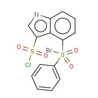 1027069-88-0 4-Bromo-1-phenylsulfonyl-3-chlorosulfonylindol chemical structure