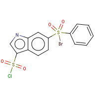 881406-31-1 6-Bromo-1-phenylsulfonyl-3-chlorosulfonylindol chemical structure