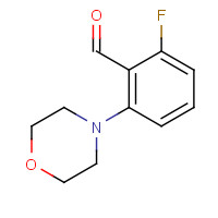 736991-93-8 2-(N-Morpholinyl)-6-fluorobenzaldehyde chemical structure