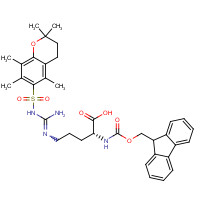 157774-30-6 N-Alpha-Fmoc-N-g-(2,2,5,7,8-pentamethyl-chroman-6-sulfonyl)-D-arginine chemical structure
