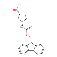 220497-66-5 (1S,3R)-Fmoc-3-aminocyclopentane-1 carboxylic acid chemical structure