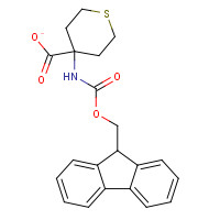 368866-35-7 Fmoc-4-amino-tetrahydrothiopyran-4-carboxylic acid chemical structure