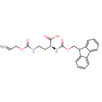 204316-32-5 Fmoc-(N-gamma-allyloxycarbonyl)-L-alpha,gamma-diaminobutyric acid chemical structure