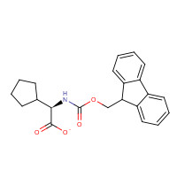 136555-16-3 Fmoc-cyclopentyl-D-Gly-OH chemical structure