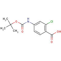 232275-73-9 Boc-4-amino-2-chlorobenzoic acid chemical structure