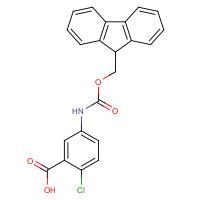 186320-16-1 Fmoc-5-amino-2-chlorobenzoic acid chemical structure