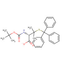 135592-14-2 Boc-S-trityl-D-penicillamine chemical structure