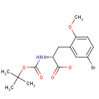 261380-17-0 Boc-5-bromo-2-methoxy-D-phenylalanine chemical structure