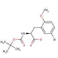 261165-03-1 Boc-5-bromo-2-methoxy-L-phenylalanine chemical structure