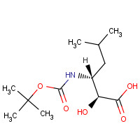 73397-28-1 Boc-(2R,3S)-3-amino-2-hydroxy-5-methylhexanoic acid chemical structure