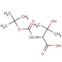 288159-40-0 Boc-(R)-2-amino-3-hydroxy-3-methylbutanoic acid chemical structure