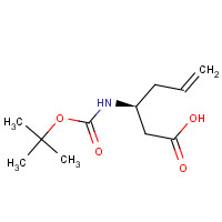 270263-03-1 Boc-(S)-3-amino-5-hexenoic acid chemical structure