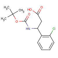 284493-66-9 Boc-3-amino-3-(2-chlorophenyl)-propionic acid chemical structure