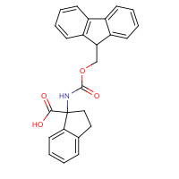 214139-28-3 Fmoc-1-aminoindan-1-carboxylic acid chemical structure