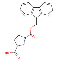 885951-89-3 Fmoc-1-pyrrolidine-3-carboxylic acid chemical structure