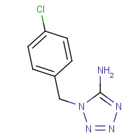 31694-94-7 1-(4-Chlorobenzyl)-1H-1,2,3,4-tetraazol-5-ylamine chemical structure