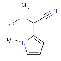 117068-07-2 2-(Dimethylamino)-2-(1-methyl-1H-pyrrol-2-yl)-acetonitrile chemical structure