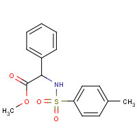 1233-56-3 Methyl 2-{[(4-methylphenyl)sulfonyl]amino}-2-phenylacetate chemical structure