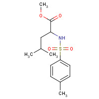 51220-84-9 Methyl 4-methyl-2-{[(4-methylphenyl)sulfonyl]-amino}pentanoate chemical structure