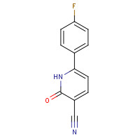 31755-80-3 6-(4-Fluorophenyl)-2-oxo-1,2-dihydro-3-pyridinecarbonitrile chemical structure