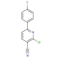31776-83-7 2-Chloro-6-(4-fluorophenyl)nicotinonitrile chemical structure