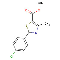 337924-65-9 Methyl 2-(4-chlorophenyl)-4-methyl-1,3-thiazole-5-carboxylate chemical structure