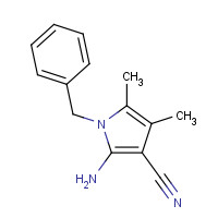 55817-72-6 2-Amino-1-benzyl-4,5-dimethyl-1H-pyrrole-3-carbonitrile chemical structure