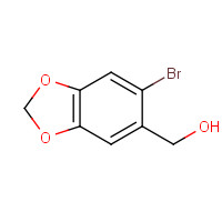 6642-34-8 (6-Bromo-1,3-benzodioxol-5-yl)methanol chemical structure