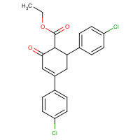 26379-96-4 Ethyl 4,6-bis(4-chlorophenyl)-2-oxo-3-cyclohexene-1-carboxylate chemical structure