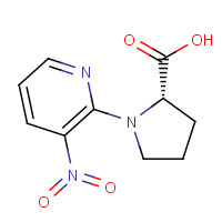 36976-98-4 1-(3-Nitro-2-pyridinyl)-2-pyrrolidine-carboxylic acid chemical structure