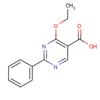 136326-10-8 4-Ethoxy-2-phenyl-5-pyrimidinecarboxylic acid chemical structure