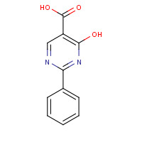 56406-26-9 4-Hydroxy-2-phenyl-5-pyrimidinecarboxylic acid chemical structure