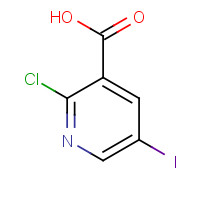 59782-86-4 2-Chloro-5-iodonicotinic acid chemical structure