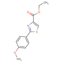 57677-79-9 Ethyl 2-(4-methoxyphenyl)-1,3-thiazole-4-carboxylate chemical structure