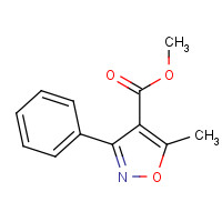 2065-28-3 Methyl 5-methyl-3-phenyl-4-isoxazolecarboxylate chemical structure