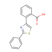 60510-56-7 2-(2-Phenyl-1,3-thiazol-4-yl)benzene-carboxylic acid chemical structure