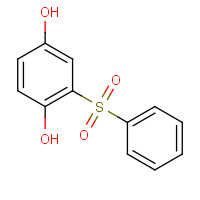 23156-75-4 2-(Phenylsulfonyl)-1,4-benzenediol chemical structure