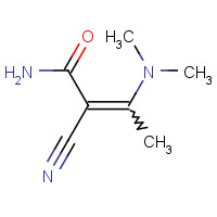 62321-92-0 2-Cyano-3-(dimethylamino)-2-butenamide chemical structure