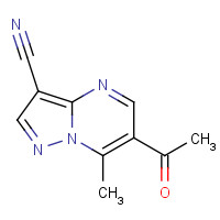 83702-52-7 6-Acetyl-7-methylpyrazolo[1,5-a]pyrimidine-3-carbonitrile chemical structure