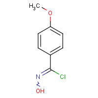 38435-51-7 N-Hydroxy-4-methoxybenzenecarboximidoyl chloride chemical structure