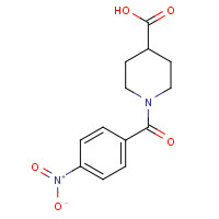 303994-58-3 1-(4-Nitrobenzoyl)-4-piperidinecarboxylic acid chemical structure