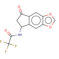 138621-69-9 2,2,2-Trifluoro-N-(7-oxo-6,7-dihydro-5H-indeno-[5,6-d][1,3]dioxol-5-yl)acetamide chemical structure
