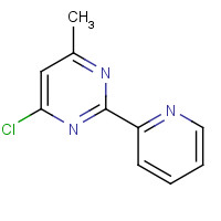 77168-31-1 4-Chloro-6-methyl-2-(2-pyridinyl)pyrimidine chemical structure