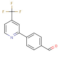 952182-74-0 4-[4-(Trifluoromethyl)-2-pyridinyl]-benzenecarbaldehyde chemical structure