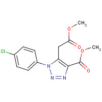 114462-77-0 Methyl 1-(4-chlorophenyl)-5-(2-methoxy-2-oxoethyl) 1H-1,2,3-triazole-4-carboxylate chemical structure