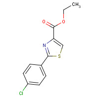 61786-00-3 Ethyl 2-(4-chlorophenyl)-1,3-thiazole-4-carboxylate chemical structure