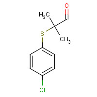 56421-90-0 2-[(4-Chlorophenyl)sulfanyl]-2-methylpropanal chemical structure